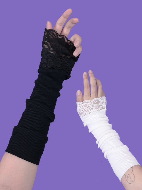 lace hand warmer (2 color)