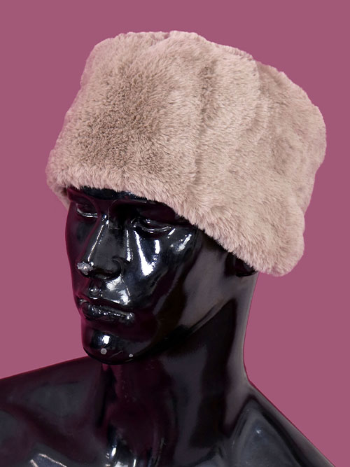 matel fake fur hat (누빔-4 color)