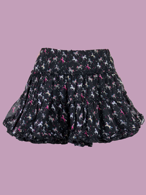 [vintage] unicorn kangkang mini skirt