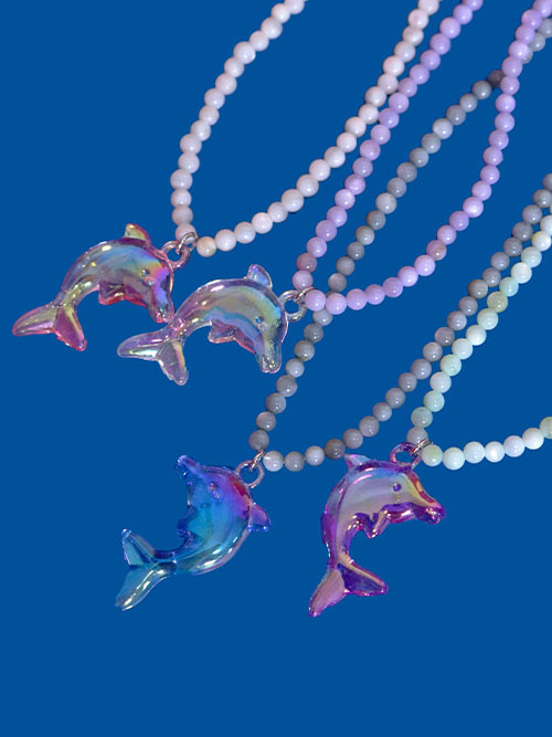 dolphin biz necklace (4 color)