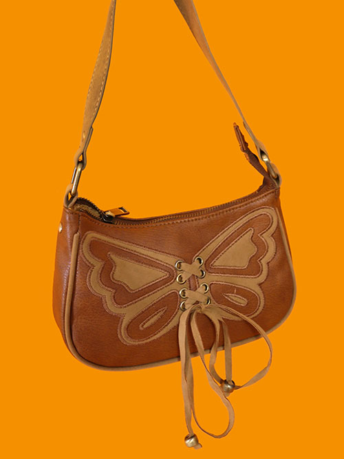 bohemian butterfly ribbon mini bag