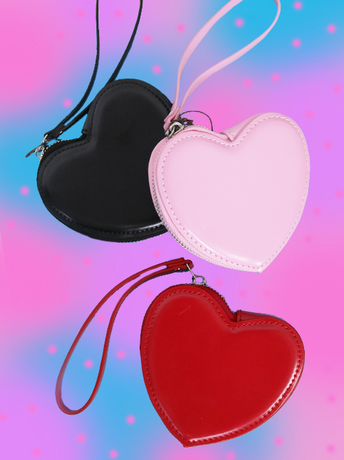 lover heart mini pouch (3color)
