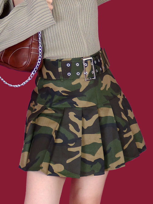 military belt skirt (속바지)