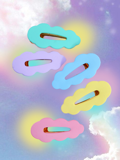 mongle cloud pastel hairpin (5color)
