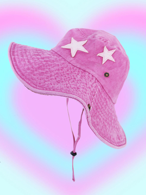star point cow hat (2color)