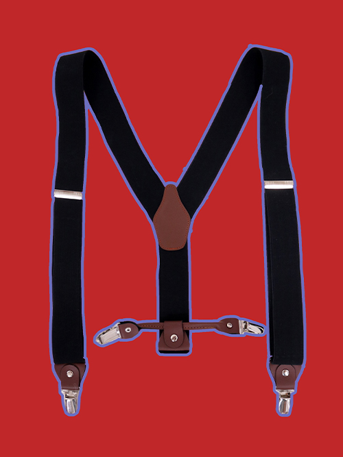 classic leather  suspender
