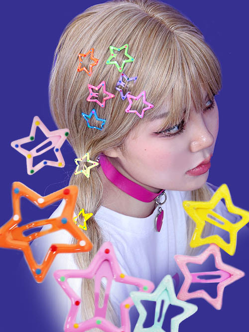 star mini hair pin (10개=1set/2type)