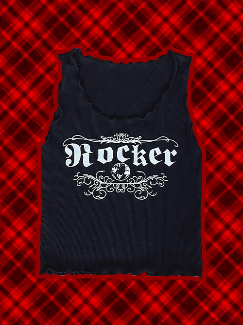 locker lettering sleeveless (3color)