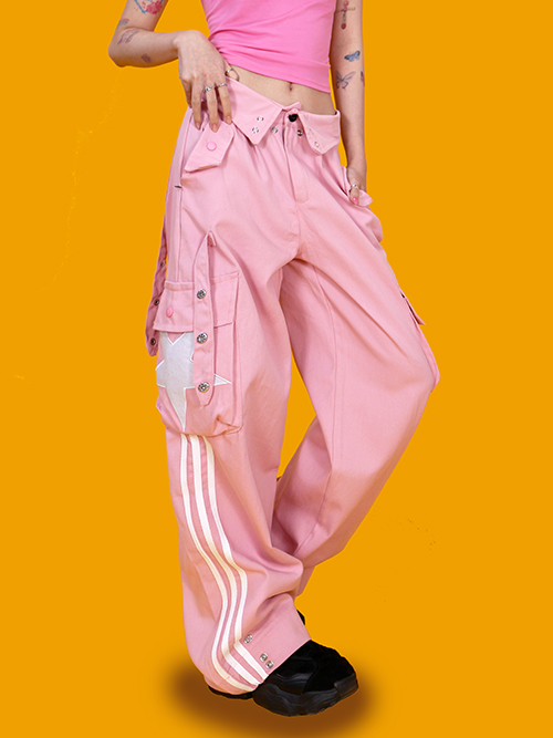 starpoint wide track pants (2color)